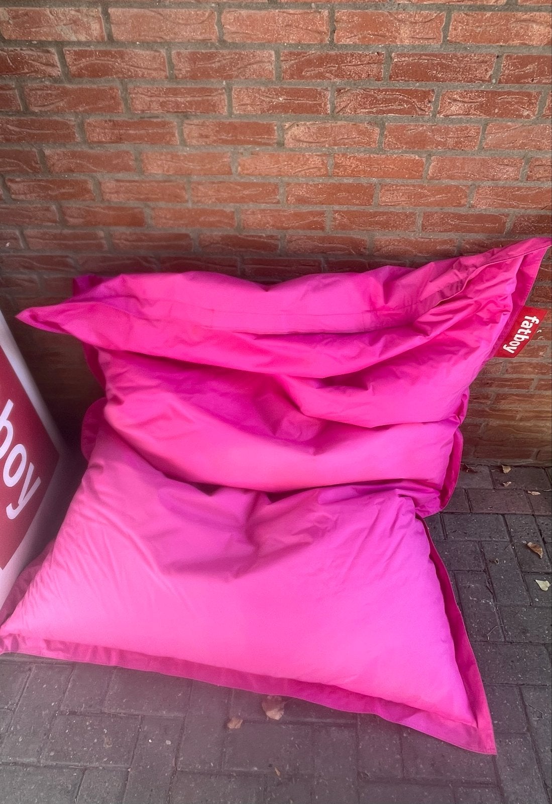 Fatboy Original Zitzak - Roze, Huis en Inrichting, Ophalen, Gebruikt, Roze, Zitzak