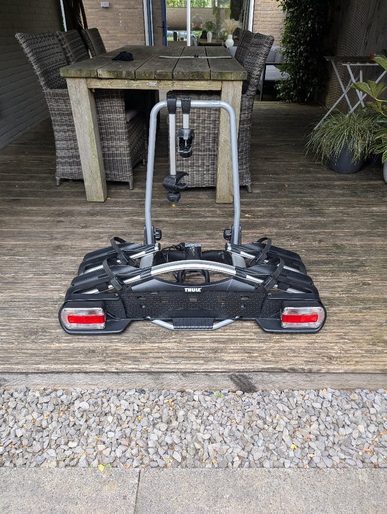 Thule G2 fietsendrager trekhaak, Auto diversen, Fietsendragers, Zo goed als nieuw, Trekhaakdrager, 2 fietsen, Brede banden, Elektrische fiets