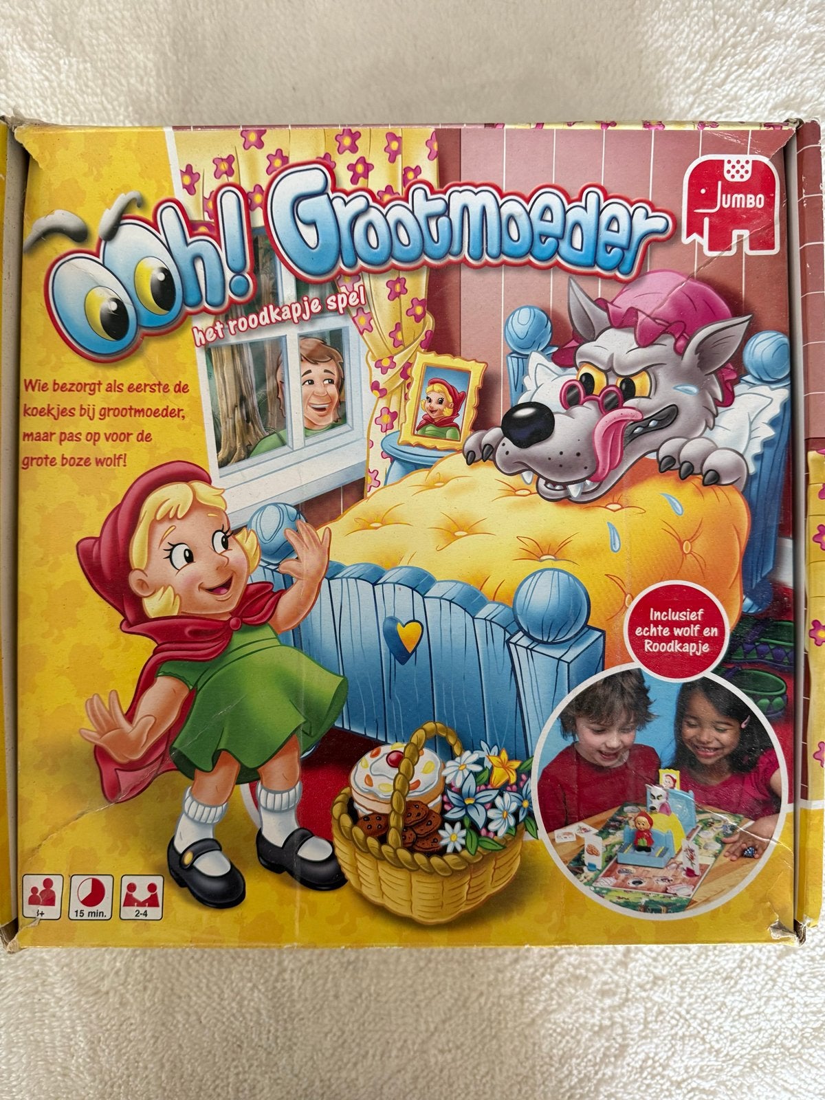 Ooh! Grootmoeder: Het Roodkapje Spel - Jumbo, Drie of vier spelers, Ophalen of Verzenden, Zo goed als nieuw