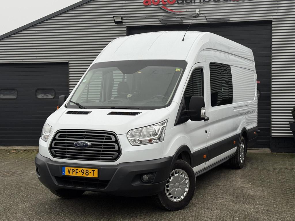 Ford Transit 350 2.2 TDCI L3H2 DC Ambiente 7 Pers | Camera |, 13 km/l, Euro 5, Gebruikt, 7 stoelen