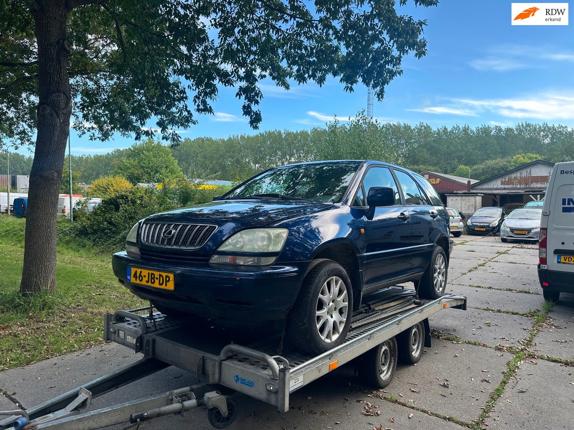 Lexus RX 300 Executive Airco Pano Elekt Pakket LEES TEKST!, Auto's, Automaat, Gebruikt, Blauw, Bedrijf