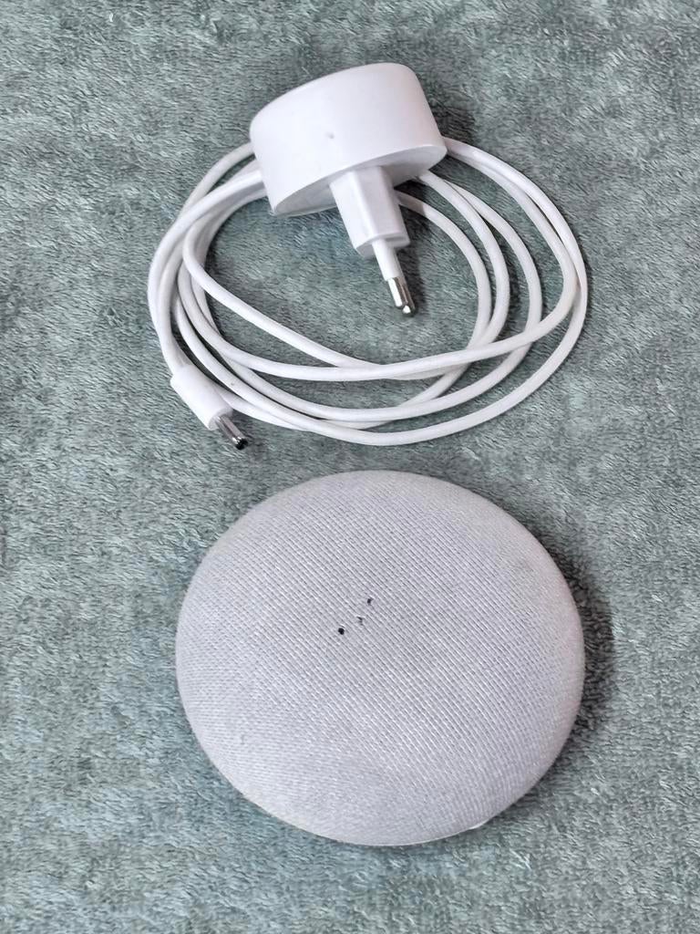 Google Nest Mini - Smart Speaker met Google Assistent, Audio, Tv en Foto, Luidsprekers, Gebruikt, Overige typen, Minder dan 60 watt