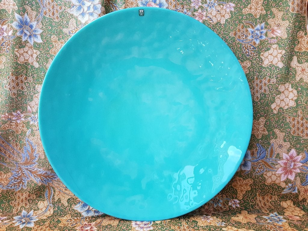 Mooie vintage schaal uit Zweden van Eva Englund 46,5 cm., Ophalen