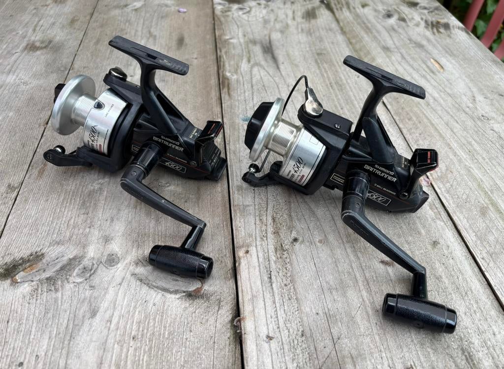Shimano baitrunner USA 4500, Watersport en Boten, Hengelsport | Karpervissen, Ophalen of Verzenden, Gebruikt, Molen