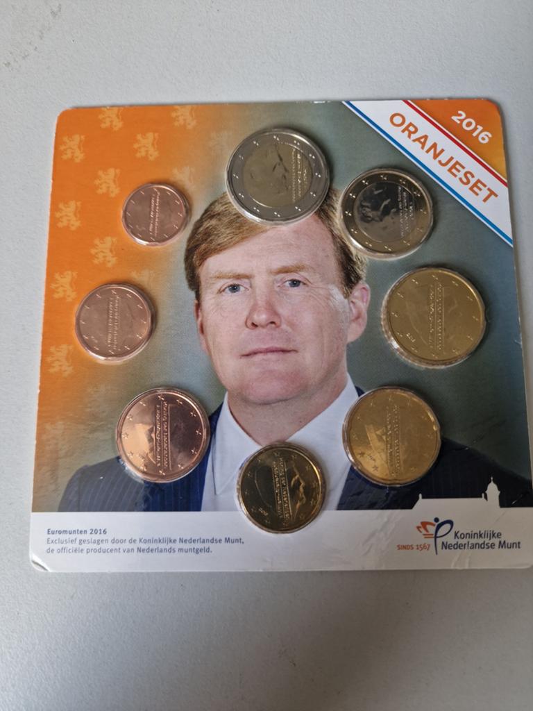 Oranjeset 2016, Ophalen of Verzenden, Koningin Beatrix, Euro's