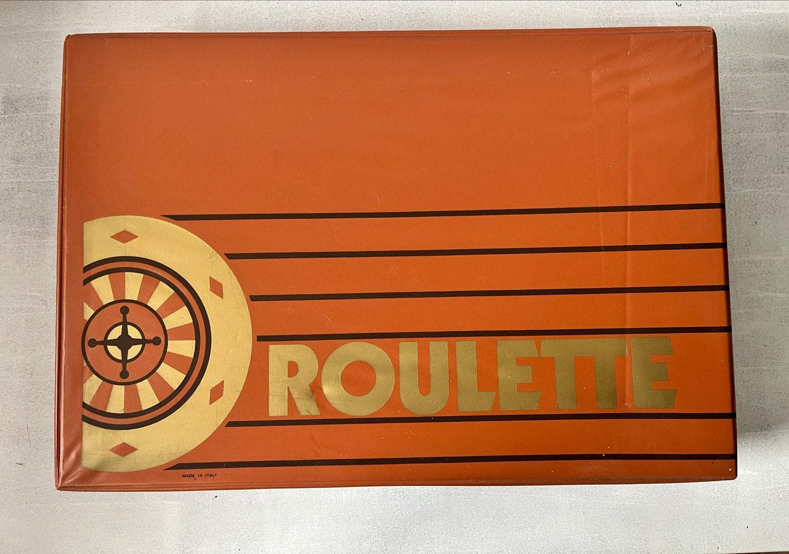 Vintage Roulette Nevada Spel - Made in Italy, Drie of vier spelers, Ophalen of Verzenden, Gebruikt