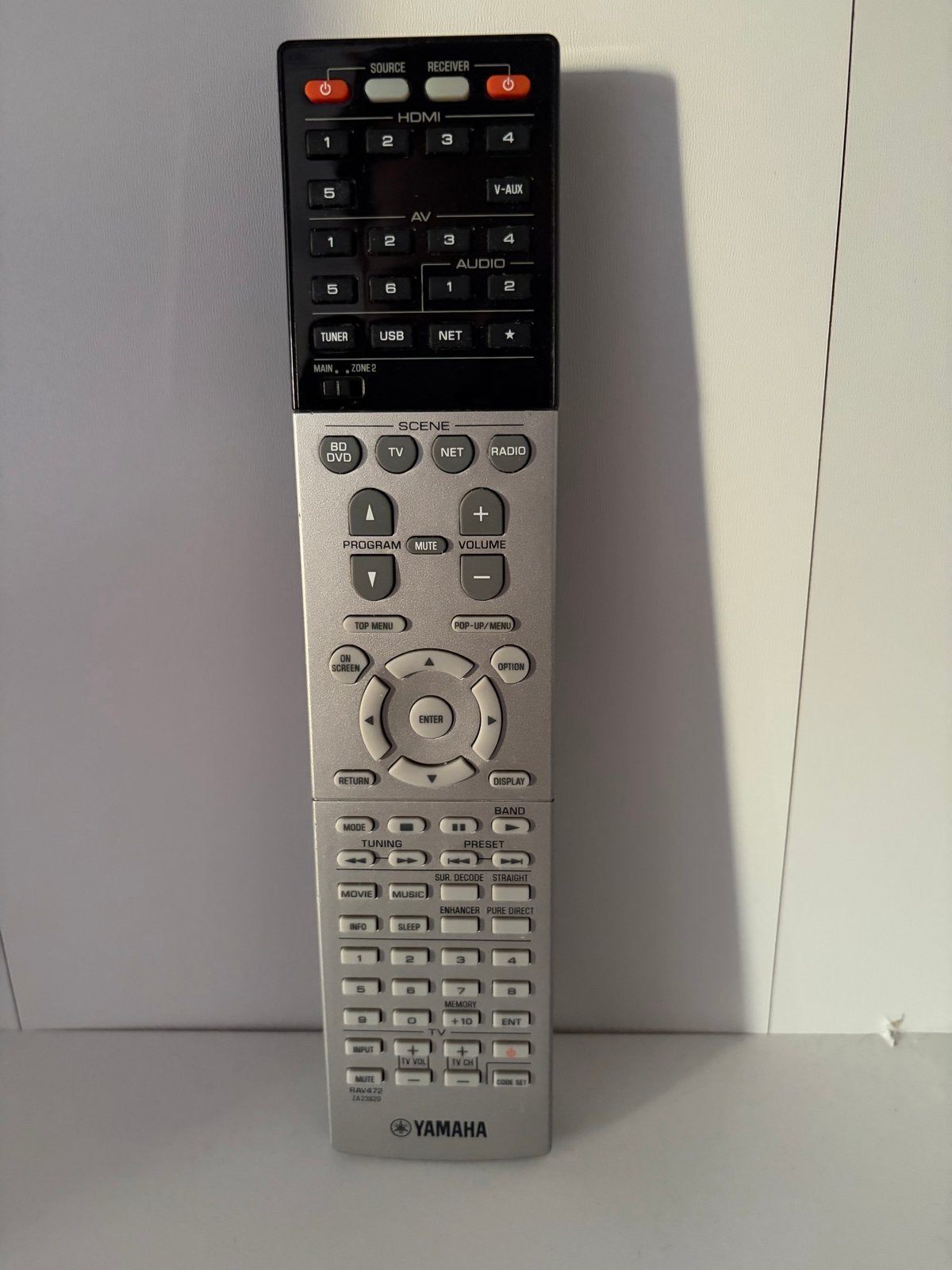 Yamaha RAV472 Afstandsbediening voor Receiver/Versterker, Gebruikt, Ophalen of Verzenden, Origineel, Receiver of Versterker