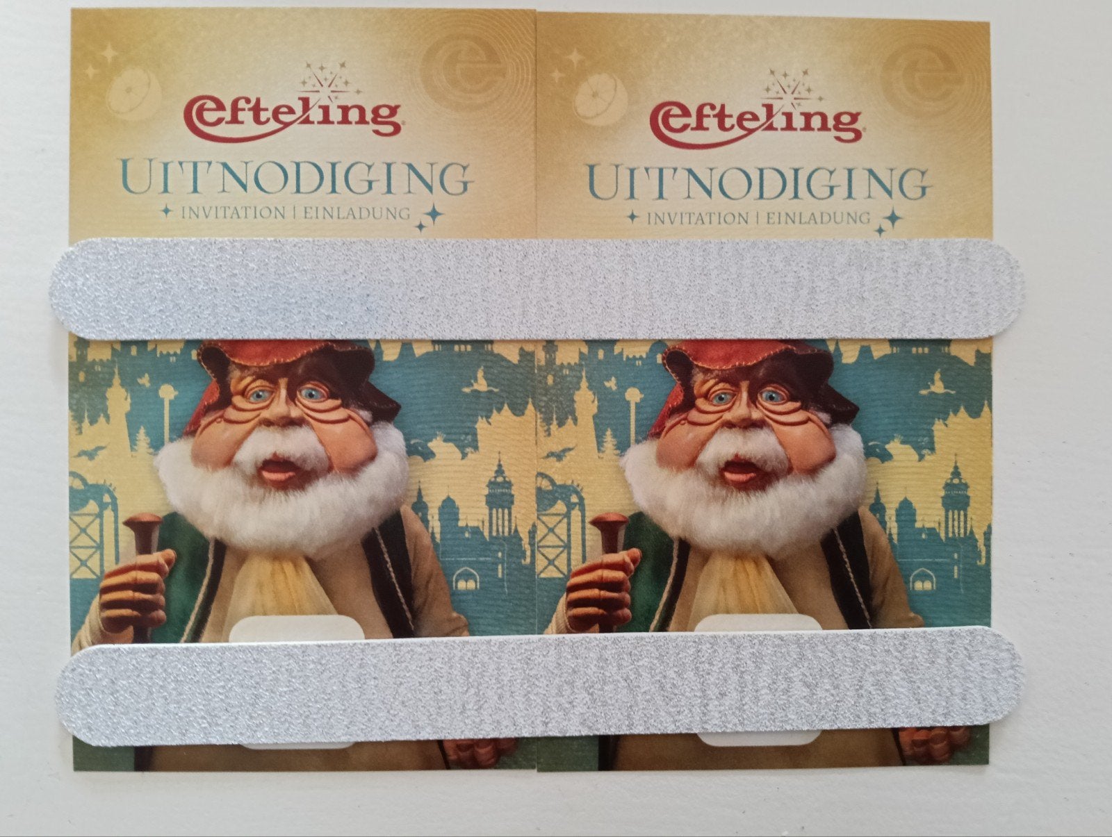 2 Efteling tickets, Verzamelen, Efteling, Nieuw, Overige typen, Ophalen