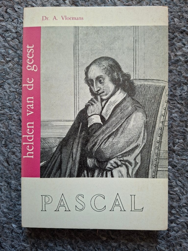 Pascal/  Dr. A. Vloemans/  Biografie, Boeken, Gelezen, Wetenschap, Verzenden, Dr. A. Vloemans