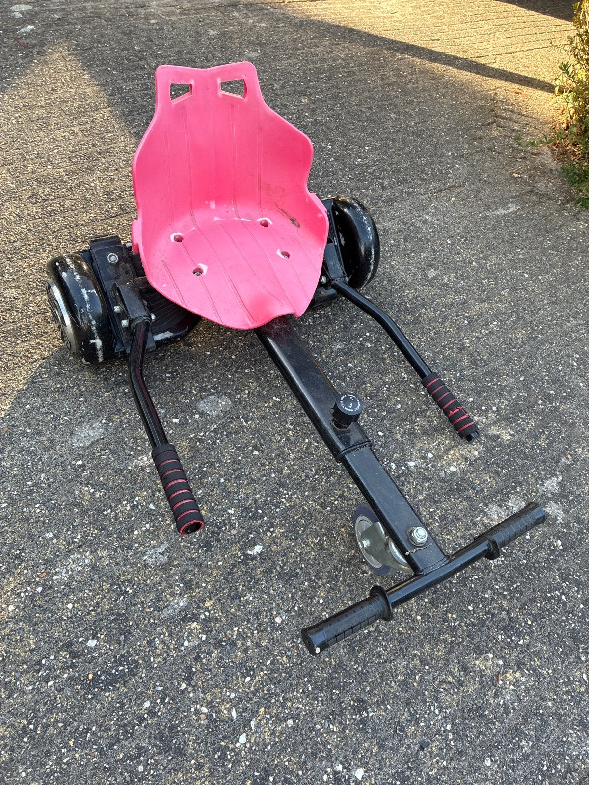 Hoverboard kart met rood zitje + hoverboard, Ophalen, Gebruikt, Overige typen