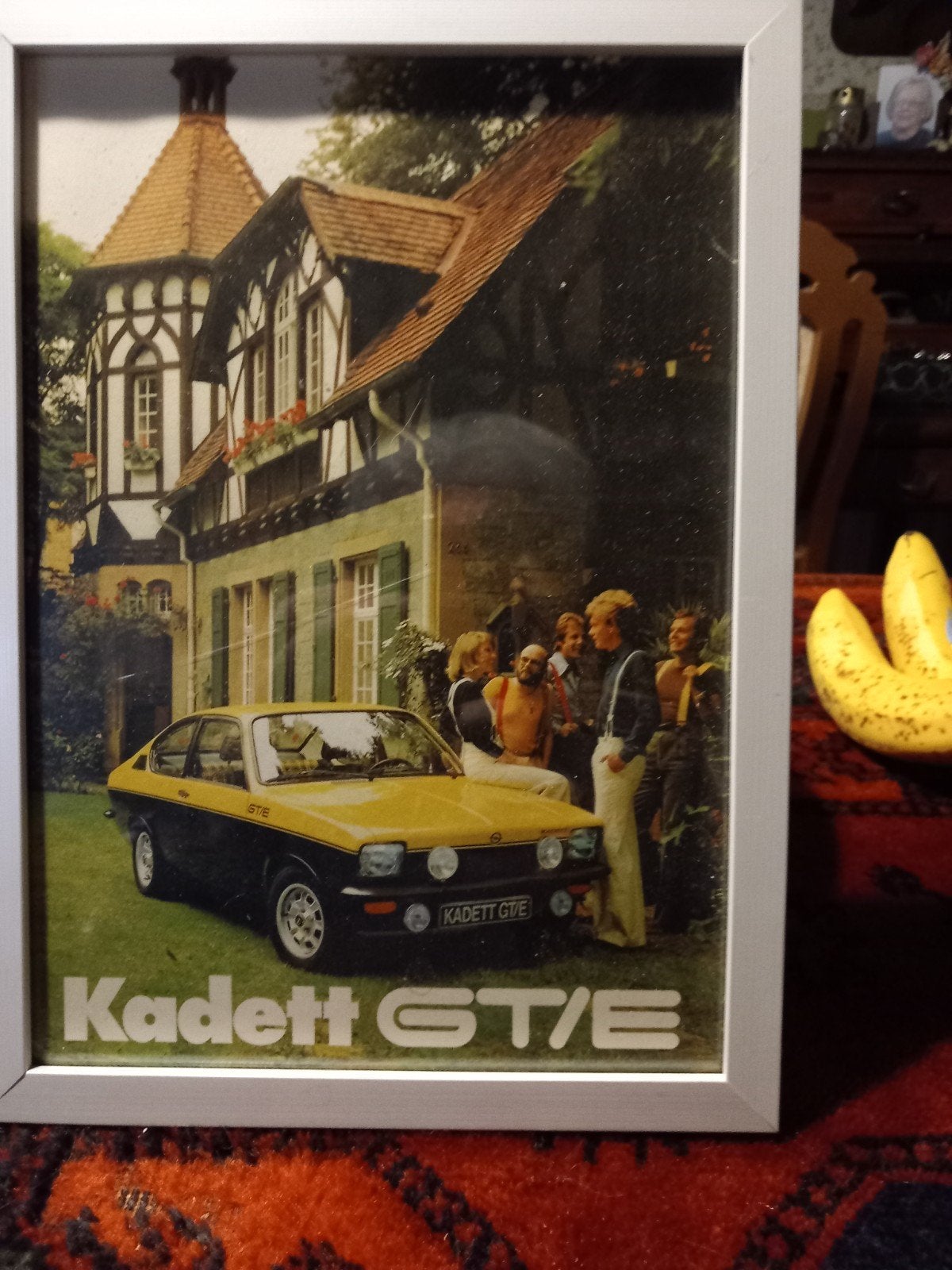 hele mooie gave a4 afbeelding  Opel  kadett  GTE, Ophalen of Verzenden