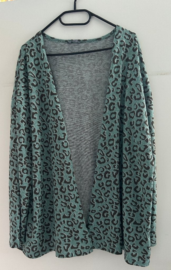 Zeeman vest zeegroen met grijs maat 46, Zeeman, Maat 46/48 (XL) of groter, Ophalen of Verzenden, Zo goed als nieuw