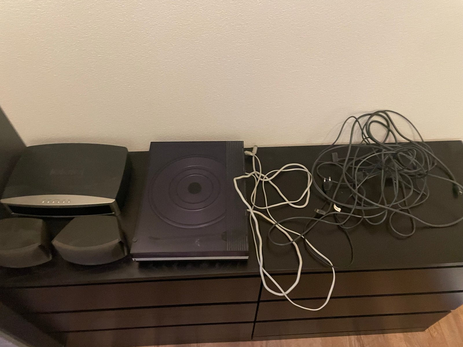 Bose AV3-2-1 Media Center met Bang & Olufsen platenspeler, Gebruikt, Bang & Olufsen, Dvd-speler, Losse componenten