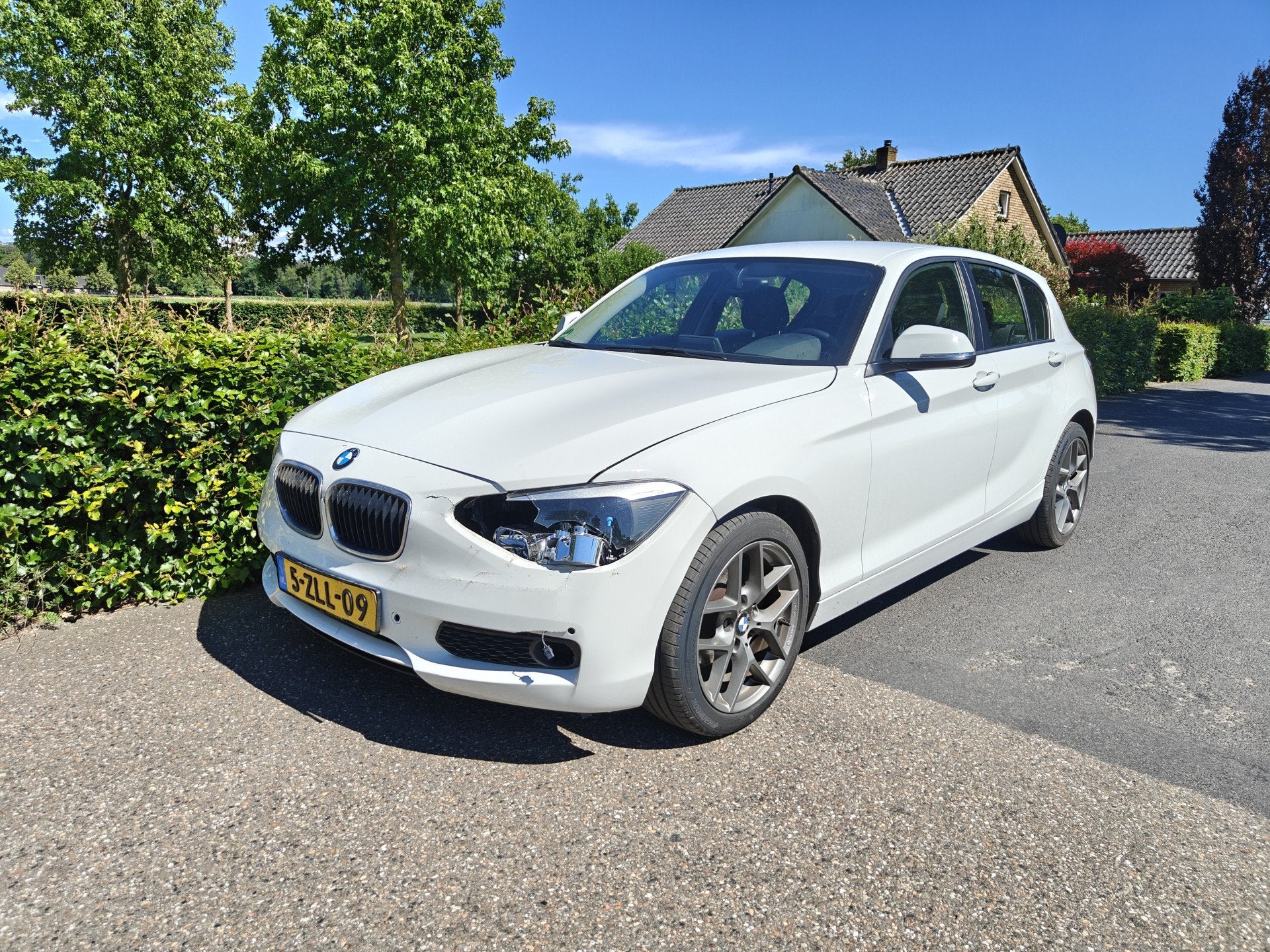 BMW 1-serie 114i EDE Business AIRCO BJ 2012 (bj 2012), Auto diversen, Schadeauto's, Wijheseweg 65
8107PJ  BROEKLAND OV, NL, Wit