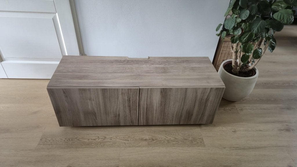 Tv meubel ikea, Huis en Inrichting, Ophalen, Gebruikt, 100 tot 150 cm, Eikenhout