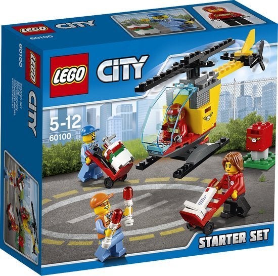 Lego City 60100 Posthelikopter, Lego, Ophalen of Verzenden, Zo goed als nieuw, Complete set