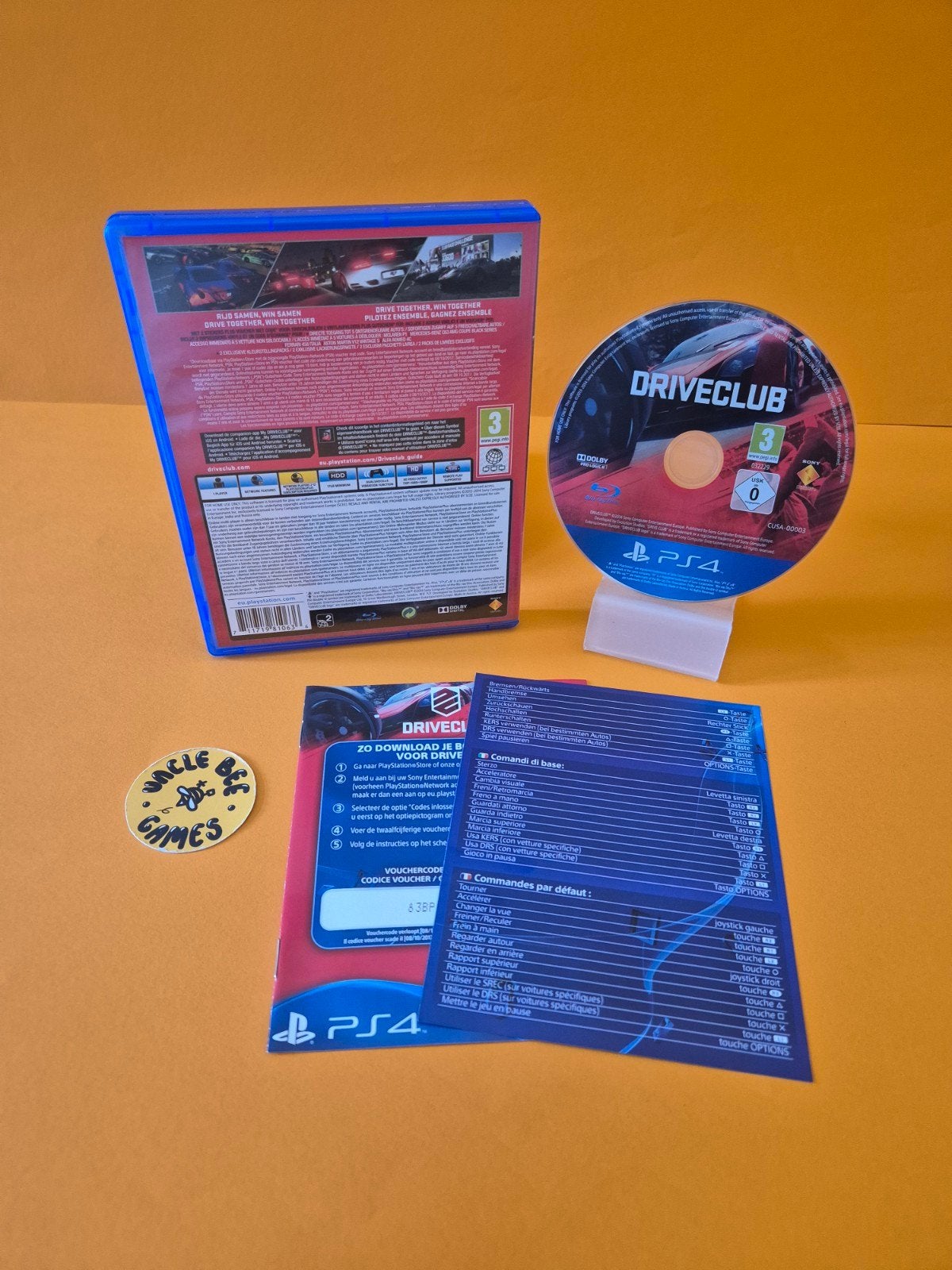 Driveclub Special Edition, Verzenden, 10 Great Marlborough Street, London, W1F 7LP, UK, Support@playstation.com, Met 1 controller