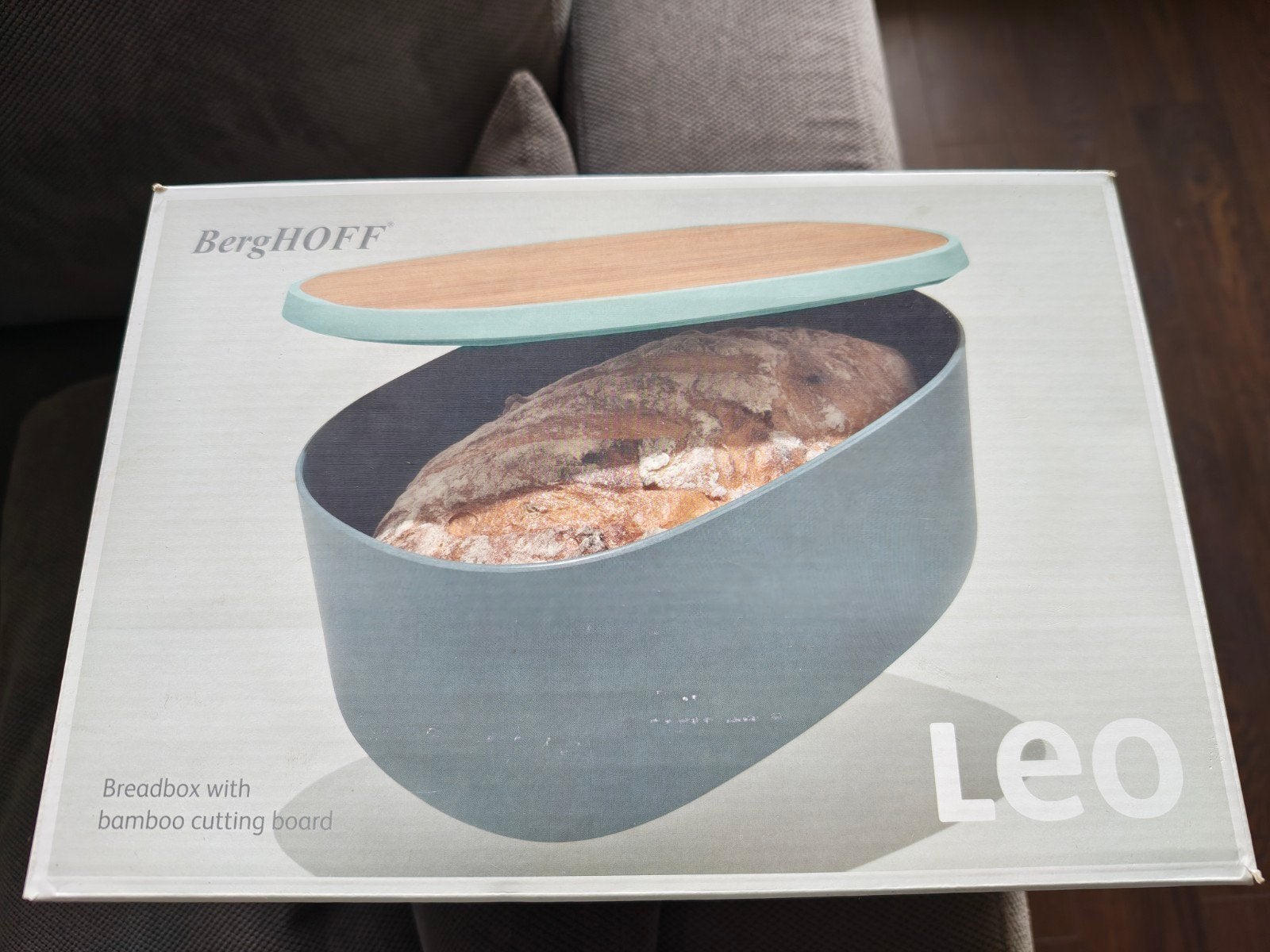 BergHOFF Leo broodtrommel met bamboe snijplank (nieuw), Huis en Inrichting, Hout, Nieuw, Ophalen of Verzenden, Overige merken