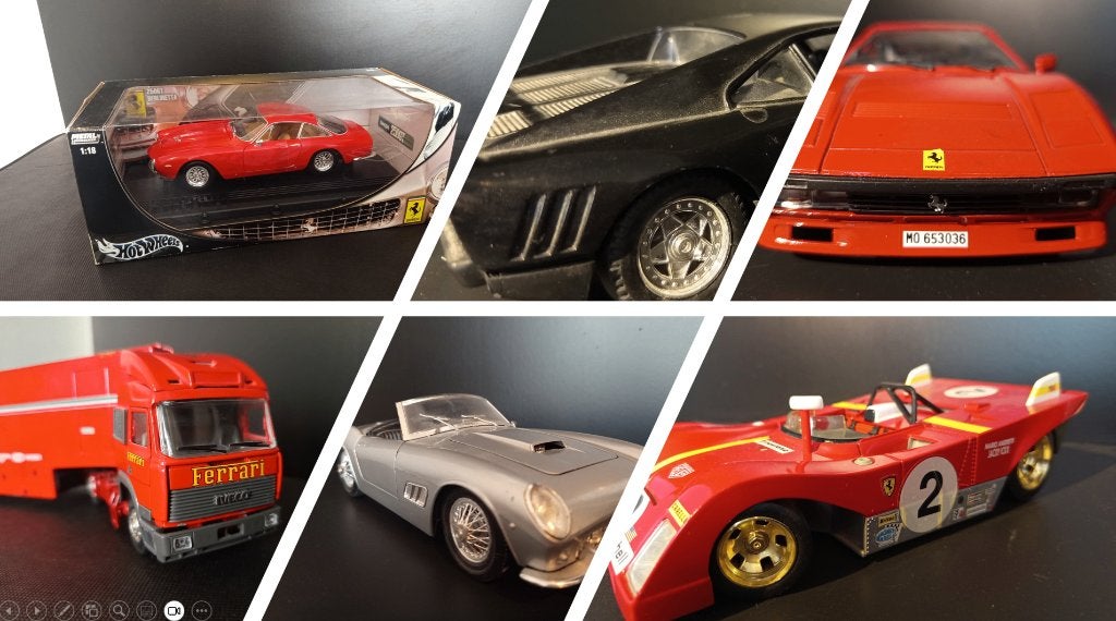 Unieke set Ferrari modelauto's (OldCars, Polistil, Bburago), Ophalen of Verzenden, Zo goed als nieuw, Auto, Overige merken