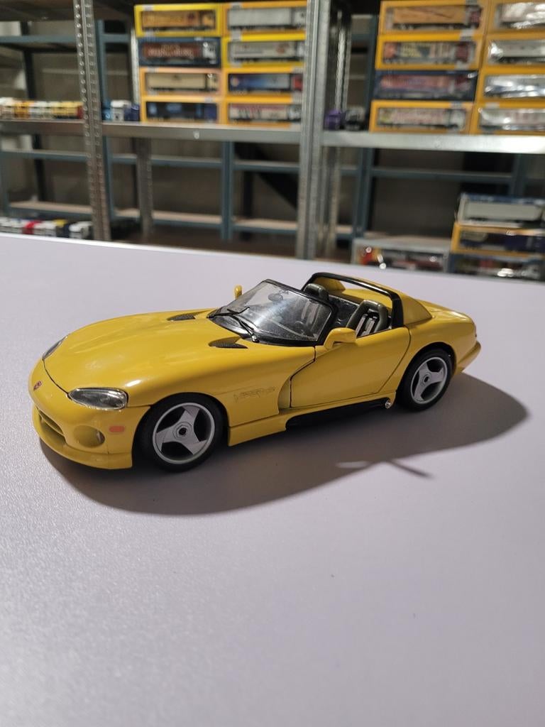 Dodge viper cabrio, Burago, Burago, Ophalen of Verzenden, Zo goed als nieuw