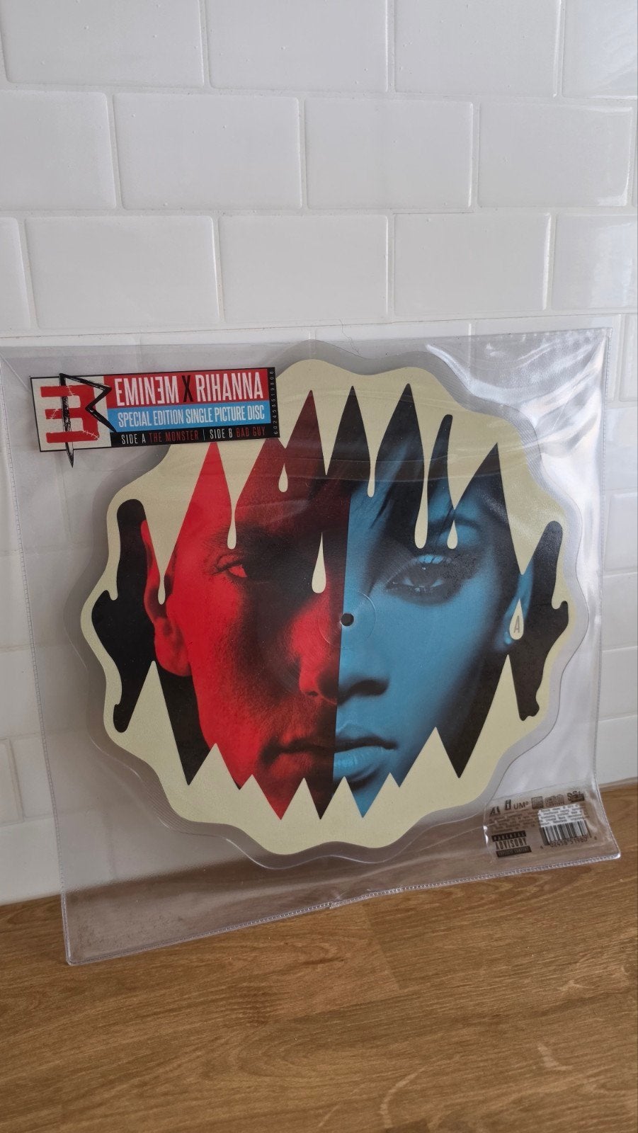Eminem X Rihanna the monster/ bad guy vinyl, Cd's en Dvd's, Ophalen of Verzenden, LP