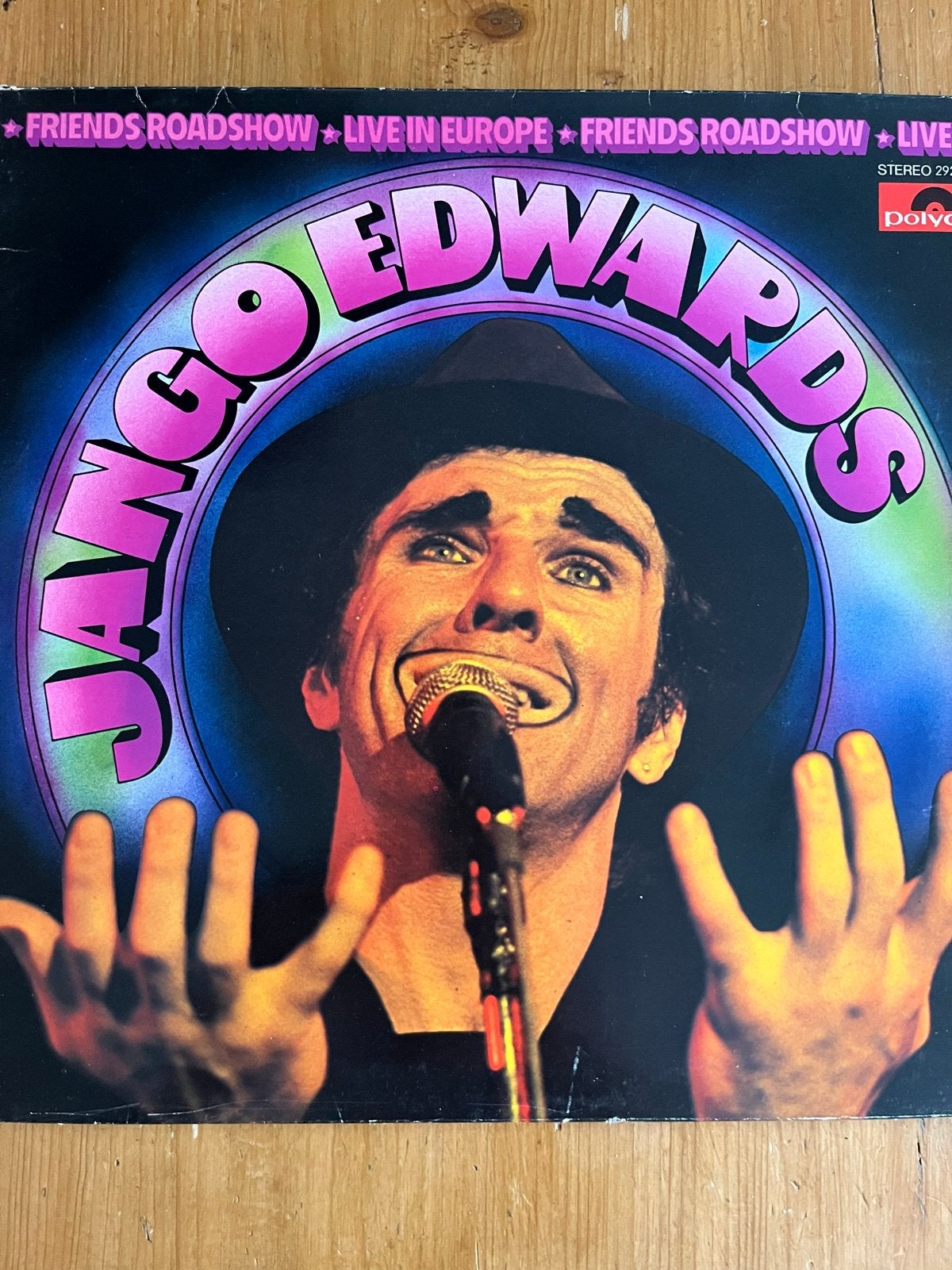 Jango Edwards & Friends Roadshow - Live in Europe LP (1980), LP, Gebruikt, Overige genres, Ophalen of Verzenden