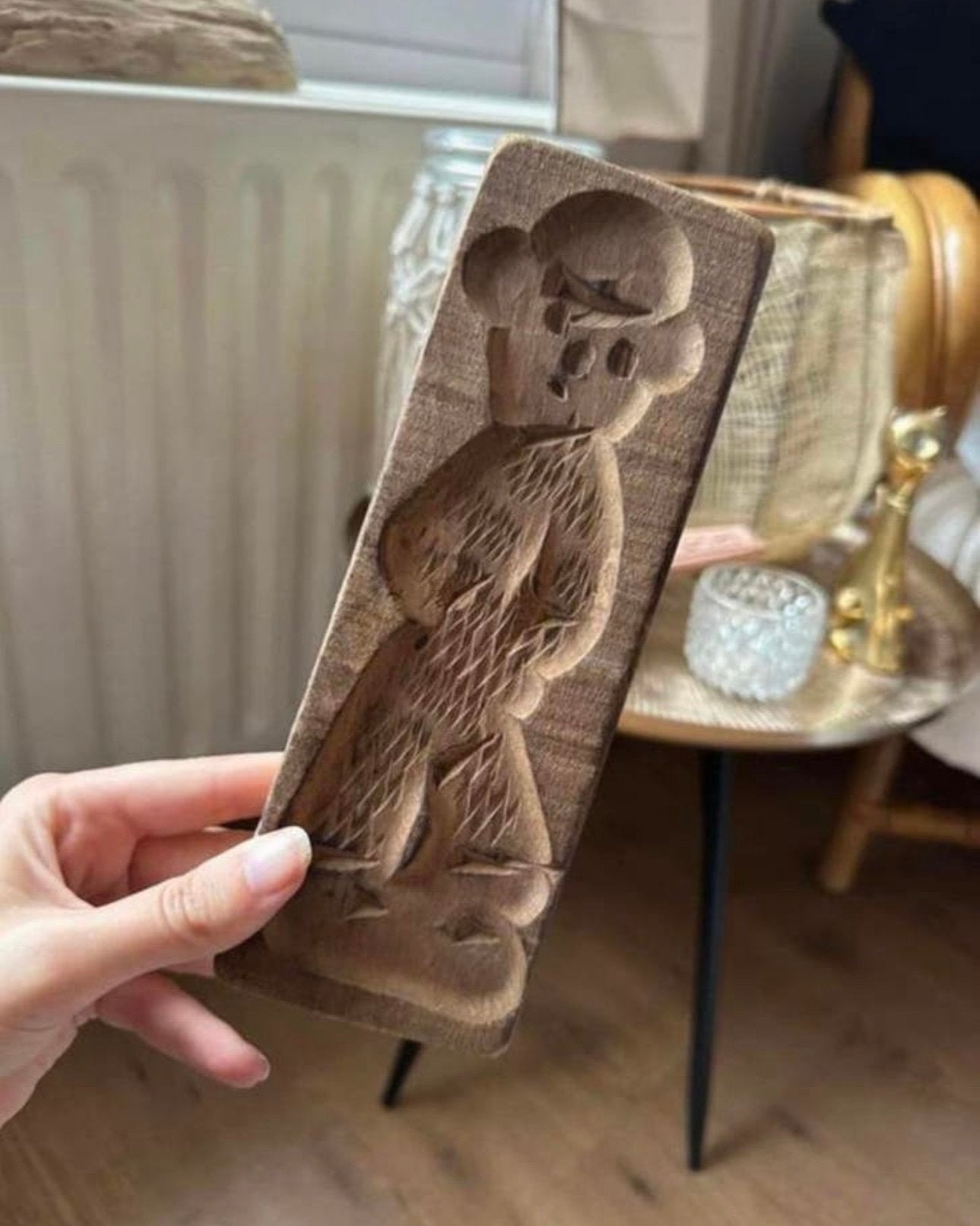 Oude speculaas plank van hout - klein formaat, Ophalen of Verzenden