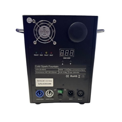 DJLicht 650Watt Professionele Sparkular Aluminium versie, Muziek en Instrumenten, Geluidgestuurd, ., Nieuw, Ophalen of Verzenden