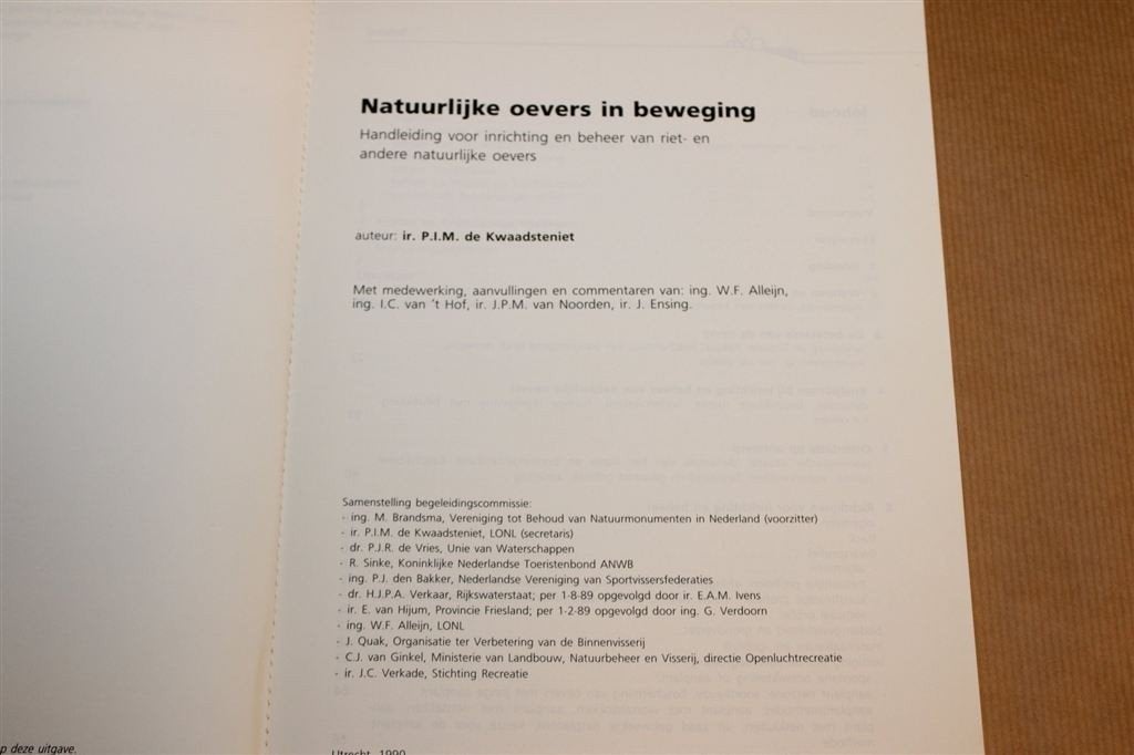 Natuurlijke Oevers — Inrichting & Beheer Van Rietoevers, Boeken, Ophalen of Verzenden, Gelezen, Bloemen, Planten en Bomen