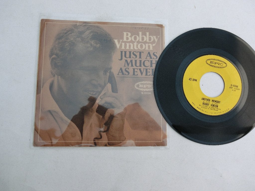 Bobby Vinton Just as much as ever, Ophalen of Verzenden, Gebruikt, 7 inch, Pop