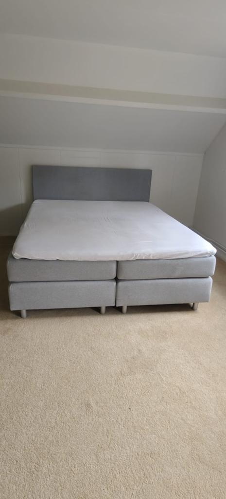 Tweepersoons boxspring bed, Ophalen, Gebruikt, Tweepersoons, 180 cm