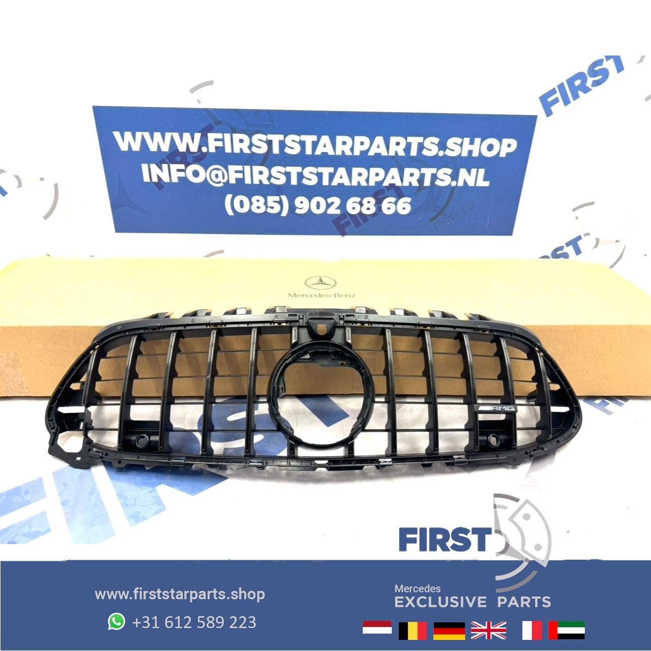 W177 A45 AMG PANAMERICANA GT GRIL ZWART ORIGINEEL Mercedes A, Gebruikt, -, Ophalen of Verzenden, -