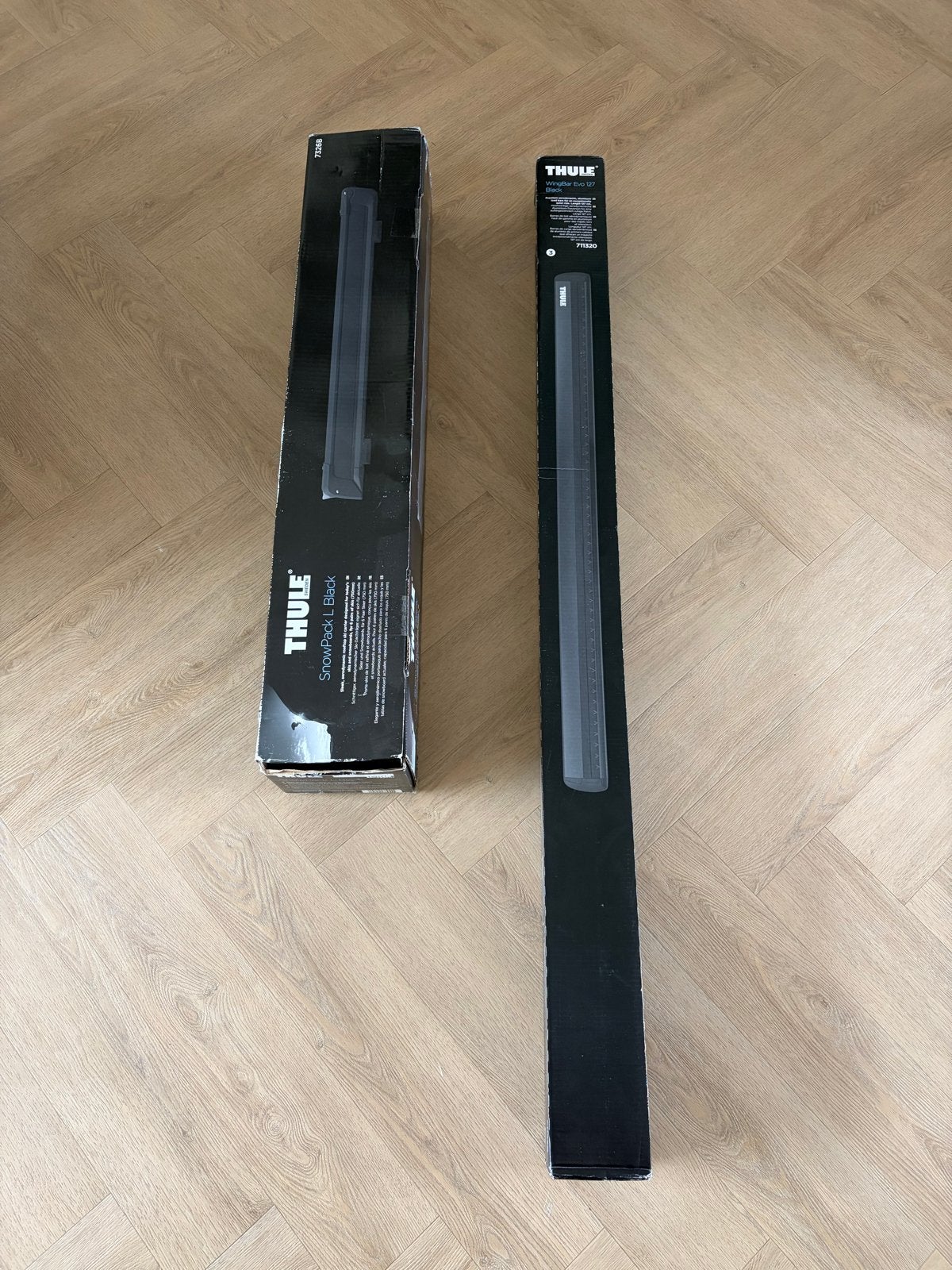 Thule SnowPack L Black ski- en snowboarddrager + WingBar Evo, Auto diversen, Ophalen, Nieuw