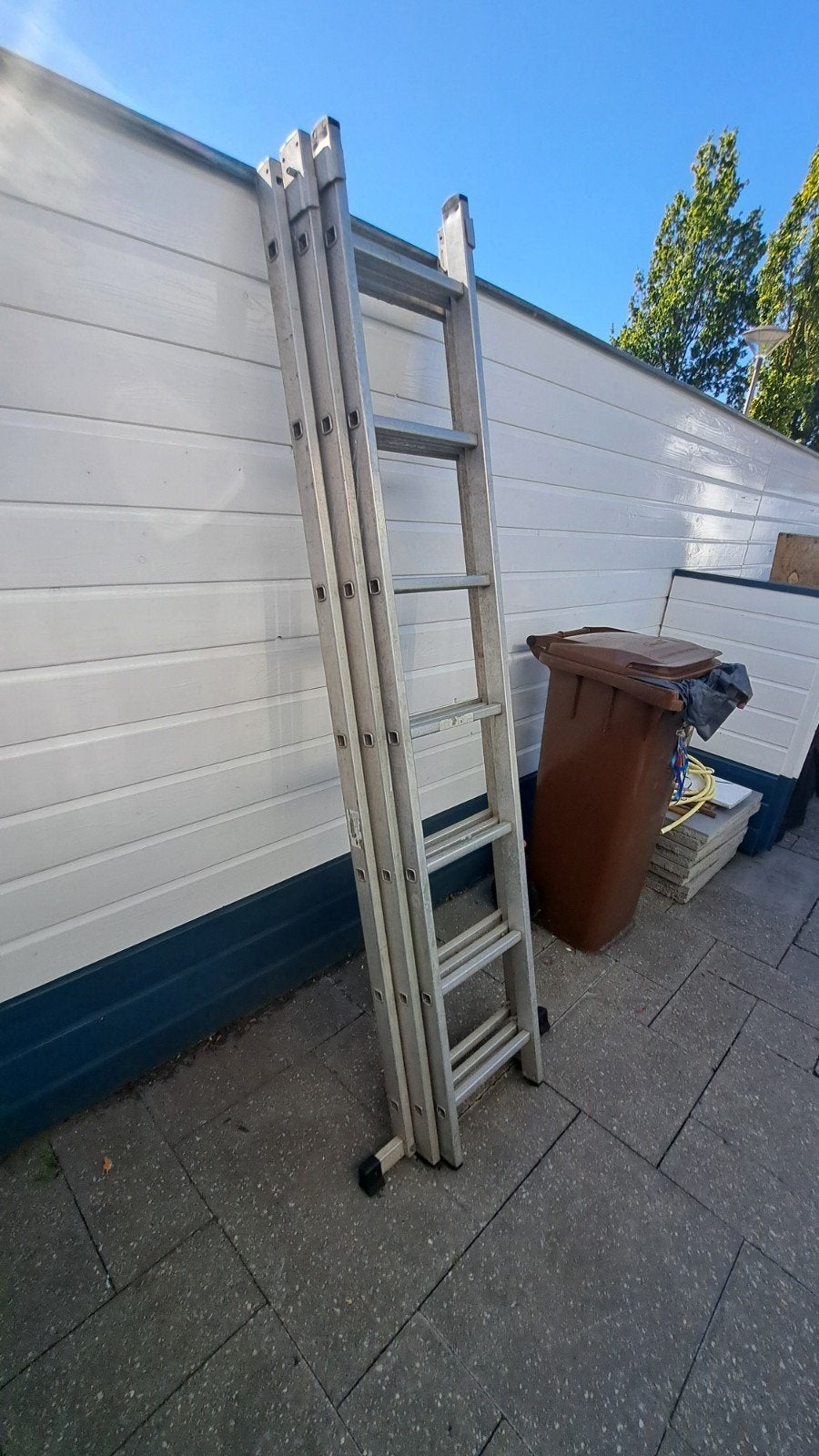 aluminium ladder, Ophalen, Gebruikt, 4 meter of meer