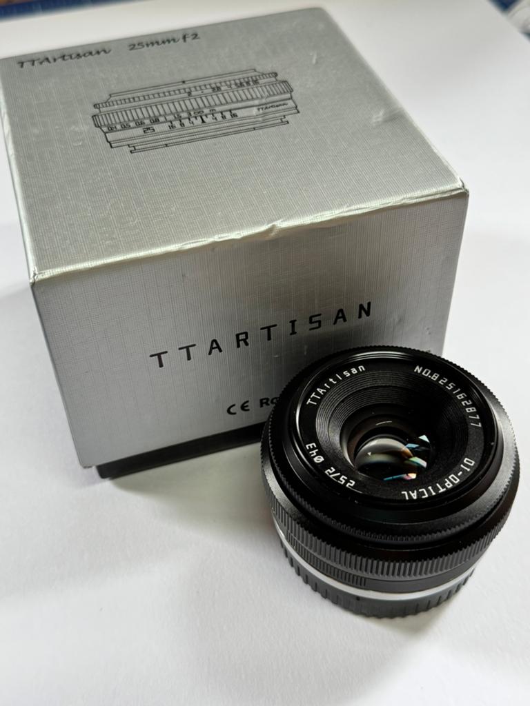 TTArtisan 25mm F2, Audio, Tv en Foto, Fotografie | Lenzen en Objectieven, Ophalen, Zo goed als nieuw, Groothoeklens