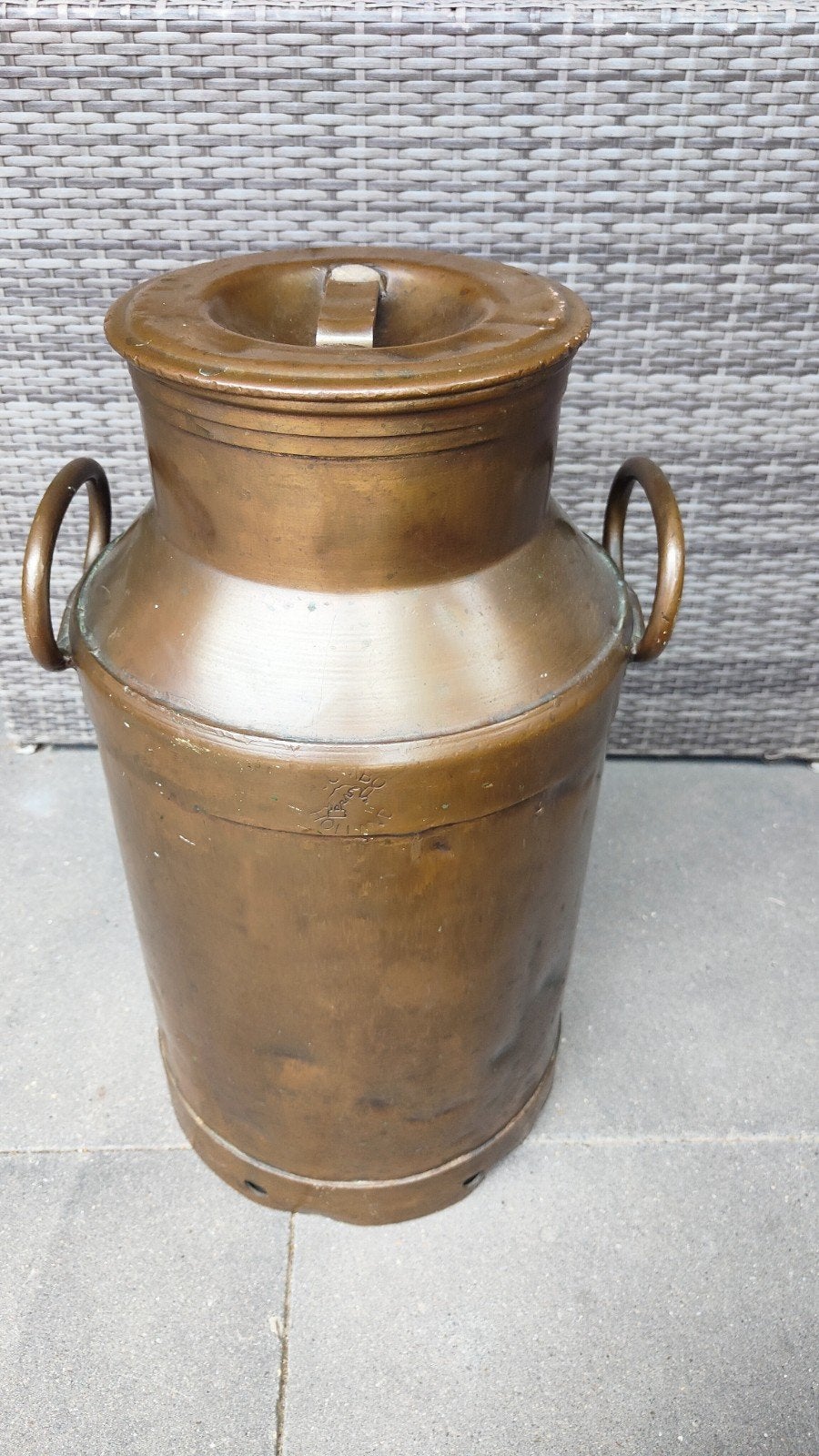 antieke melkbus, Ophalen