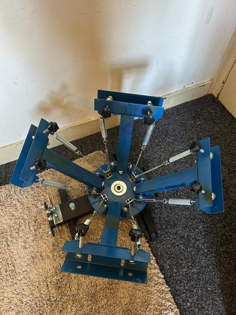 VEVOR ZEEFDRUKPERS 4-kleuren, Gebruikt, Machine, Blauw, Overige merken