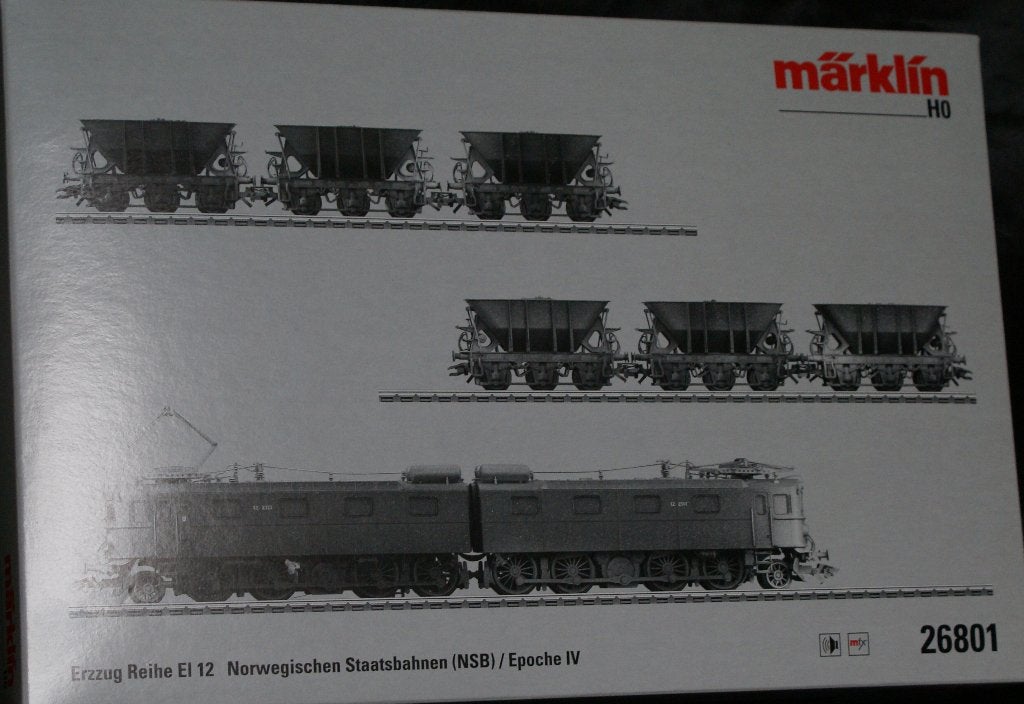 Märklin 26801 Noorse Ertstrein NSB "Winterlook"–Ltd.Edition, Hobby en Vrije tijd, Modeltreinen | H0, Wisselstroom, Treinset, Ophalen of Verzenden
