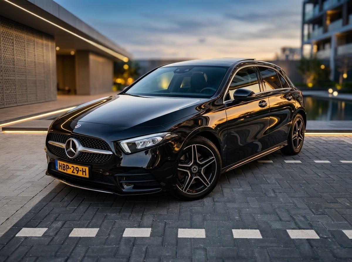 Mercedes-Benz A-Klasse A 250 e 218pk 2021 Zwart Amg Pakket, Parkeerassistent, 160 pk, Zwart, Plug-in hybride