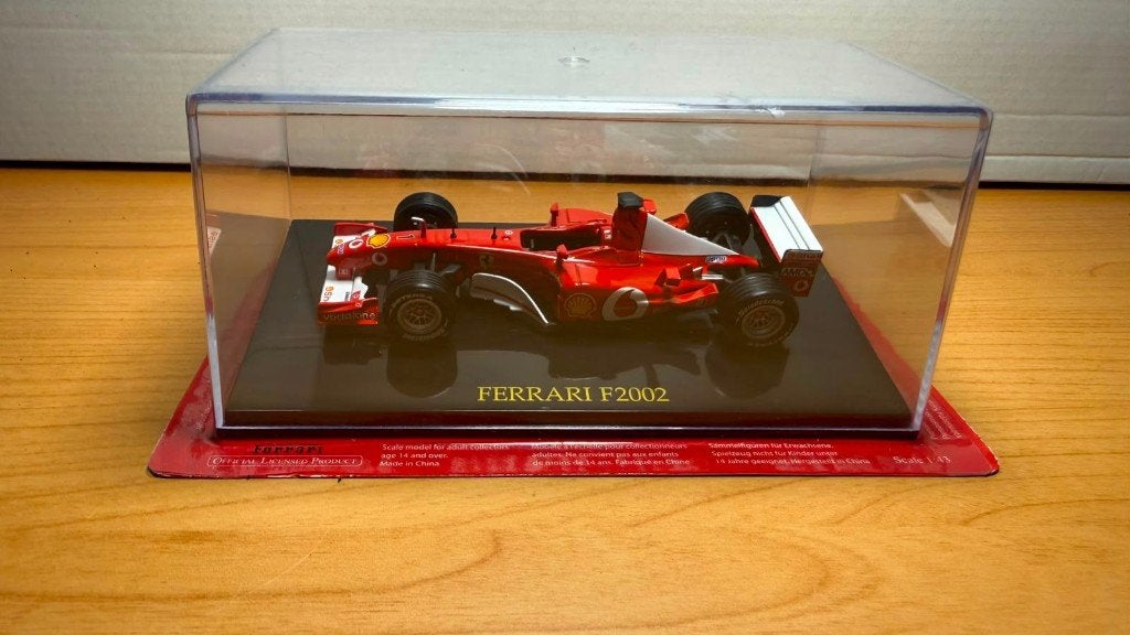 Altaya F2002 Kampioensauto Michael Schumacher 1:43, Ophalen of Verzenden, Nieuw, Auto, Overige merken