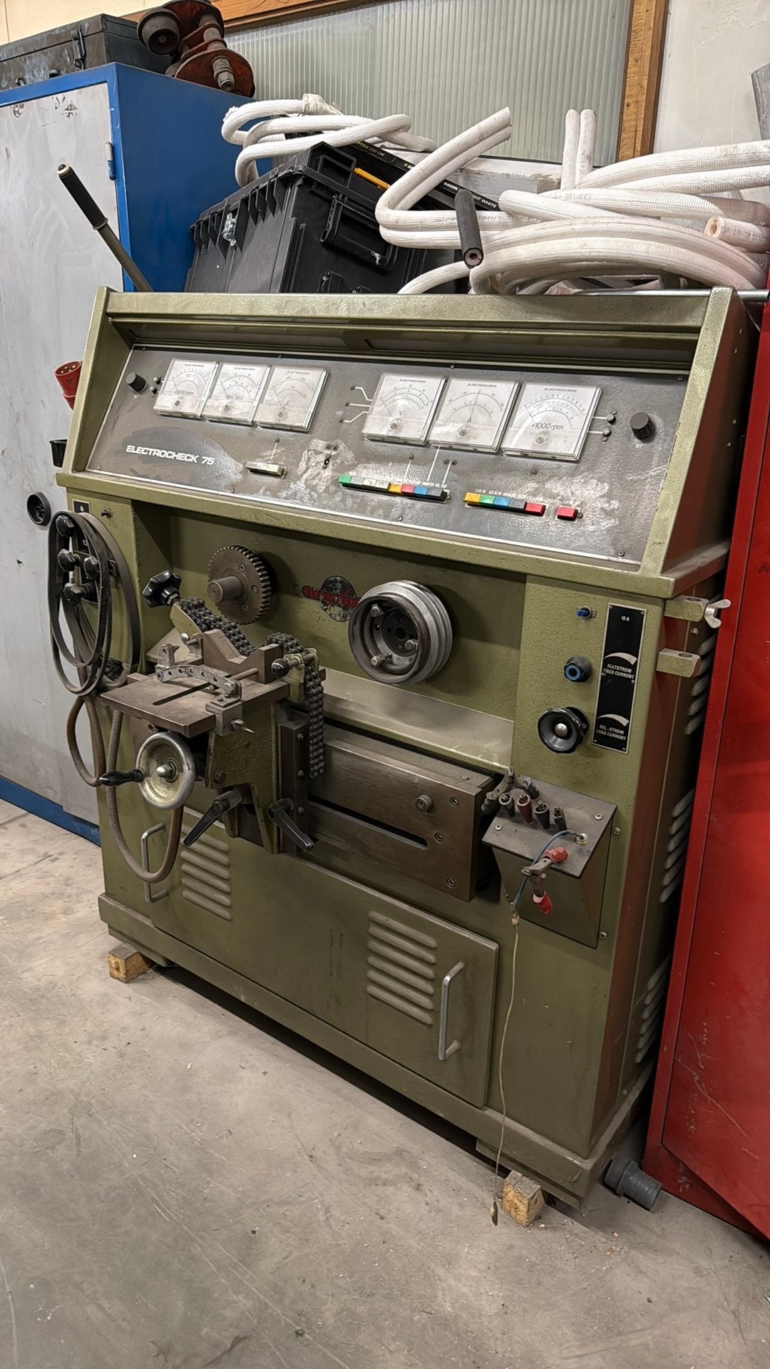 Startmotor en Dynamo testbank Electrocheck 75, Doe-het-zelf en Verbouw, Meetapparatuur, Ophalen, Zo goed als nieuw, Overige meters