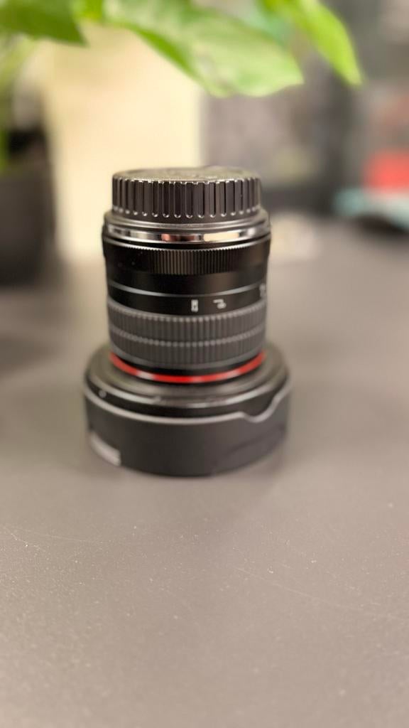 Meike 8mm f/3.5 Fisheye lens voor Canon EF (APS-C), Ophalen of Verzenden, Zo goed als nieuw, Groothoek Fisheye-lens