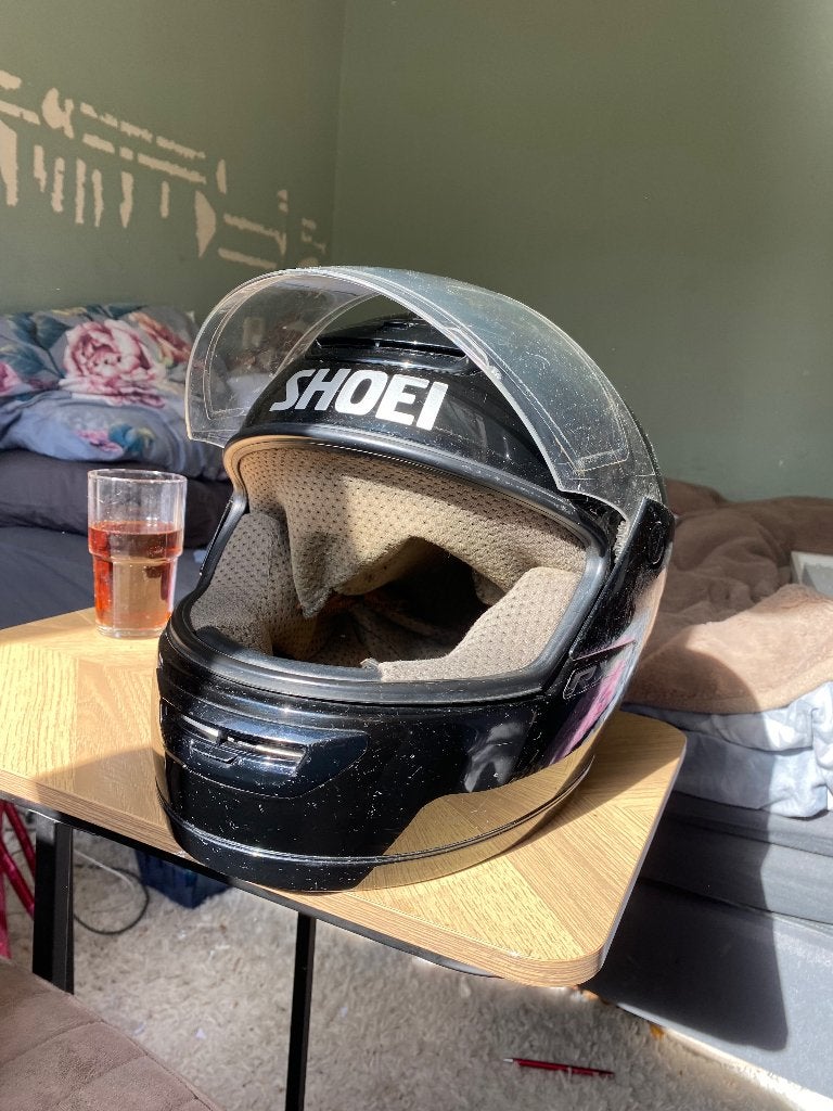 Helm, Fietsen en Brommers, Ophalen of Verzenden, Gebruikt, Large, Shoei