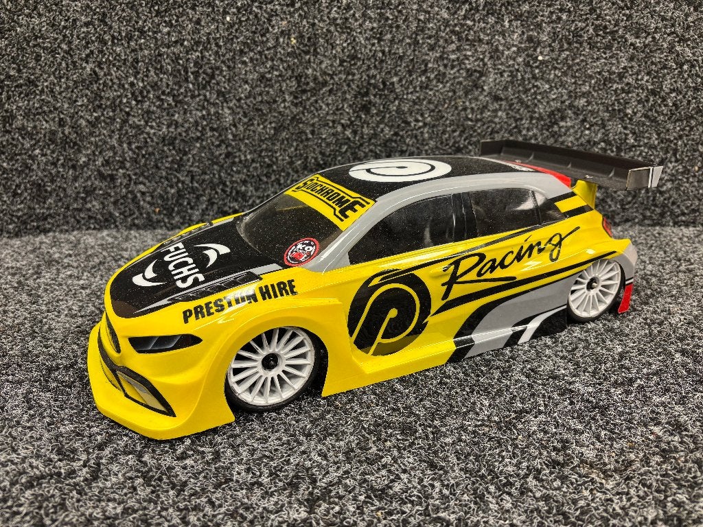 Yokomo 1/10 Master Speed DBFWD DemoBuild (Body by Ko paintz), Elektro, Nieuw, Ophalen of Verzenden, Auto onroad