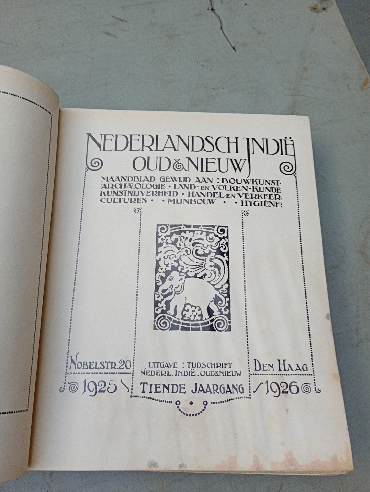 Nederlandsch Indië Oud & Nieuw - Jaargang 1924 1925-1926, Boeken, Verzenden, Gelezen, Overige typen