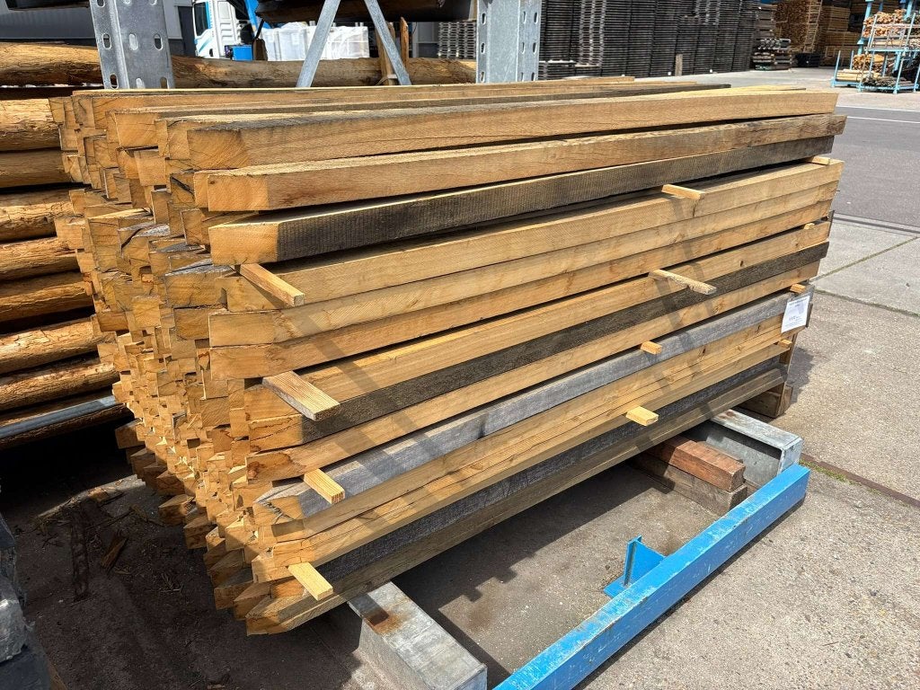 6x6 CM duurzaam hergebruik FSC Eucalyptus hout paal palen
