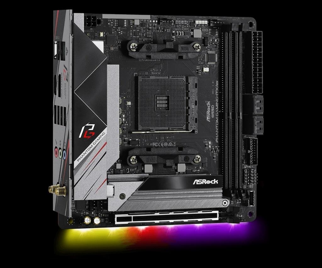 ASROCK B550 PHANTOM GAMING-ITX Moederbord met Socket AM4, Computers en Software, Moederborden, Ophalen of Verzenden, Gebruikt