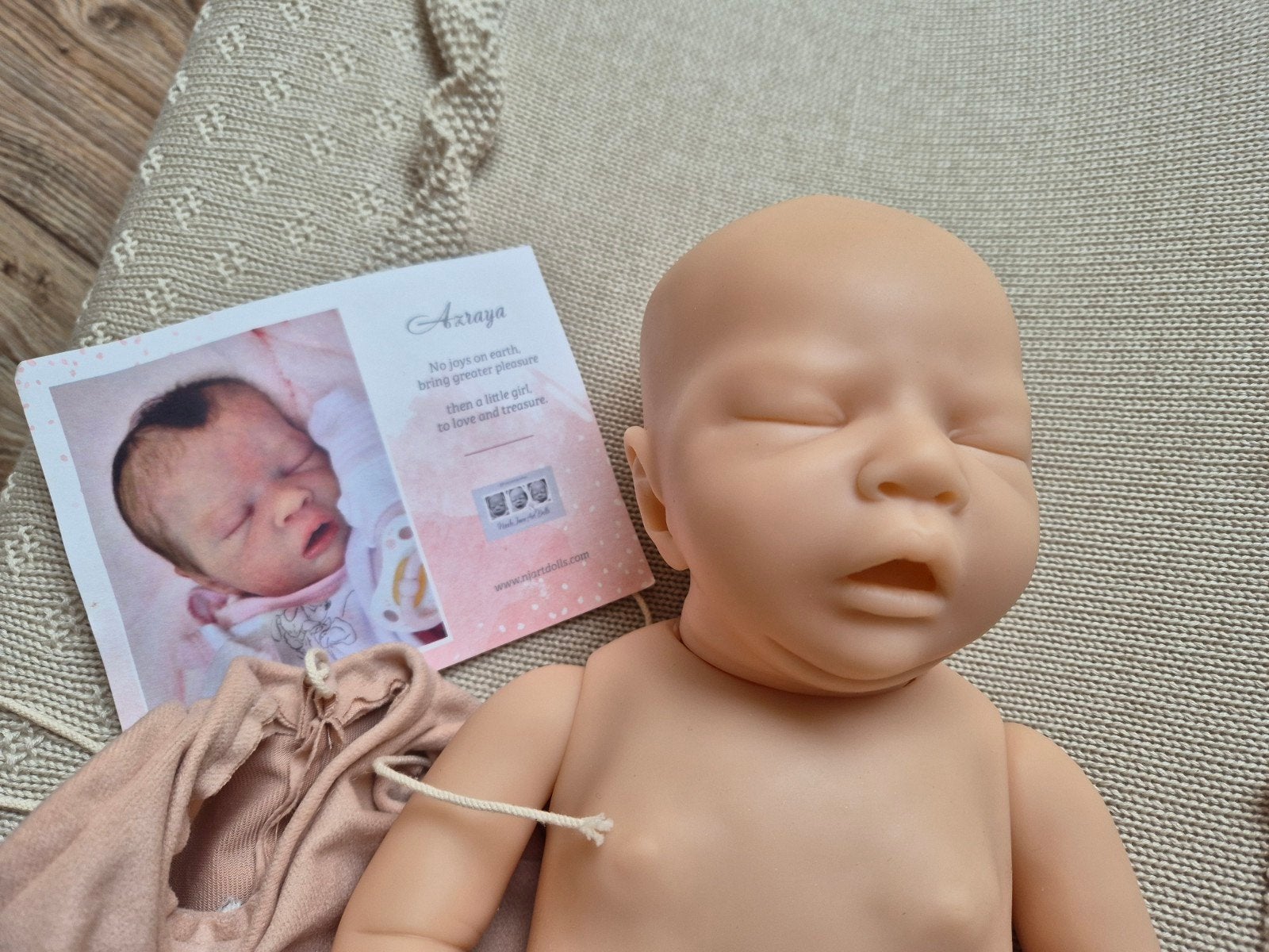 Reborn blanke kits - origineel!!, Verzamelen, Poppen, Nieuw, Pop, Levensecht of Reborn, Ophalen of Verzenden