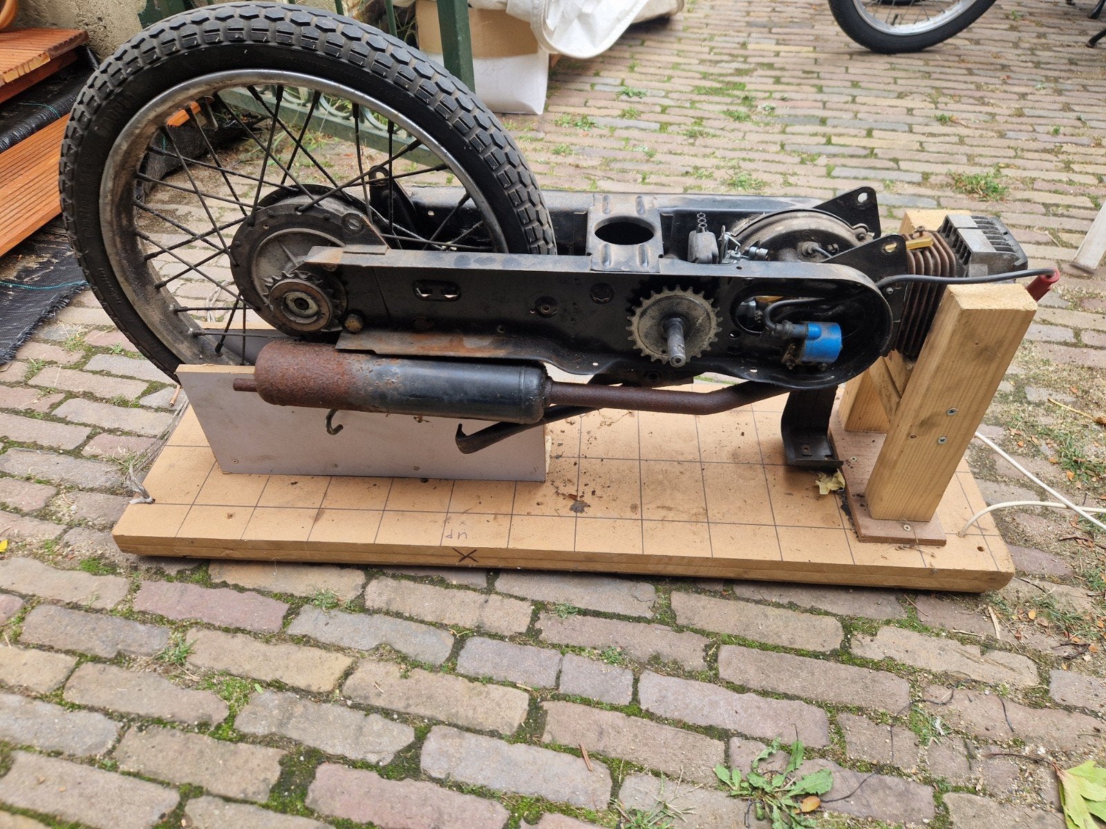 Vespa Ciao/Si blok + achterbrug, Ophalen, Gebruikt, Blok, Vespa/piaggio