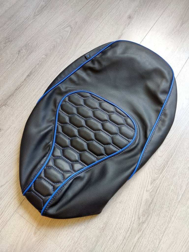 Zadelhoes buddydek Vespa Sprint Primavera blauw custom NIEUW, Fietsen en Brommers, Brommeronderdelen | Scooters, Info@jynkx.com